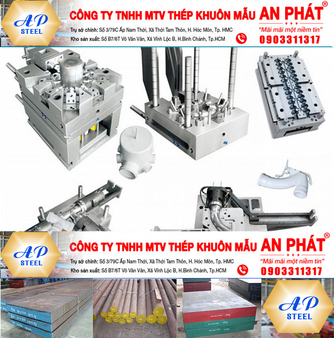 Chế tác từ thép khuôn nhựa P20